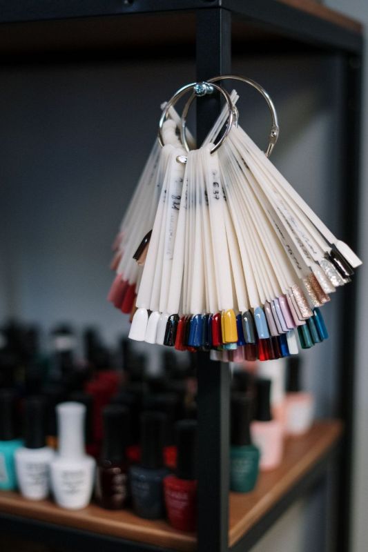 Campionario di colori di smalto